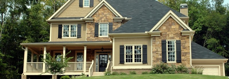 canstockphoto0371105 House on hill with shake shingle and Stone